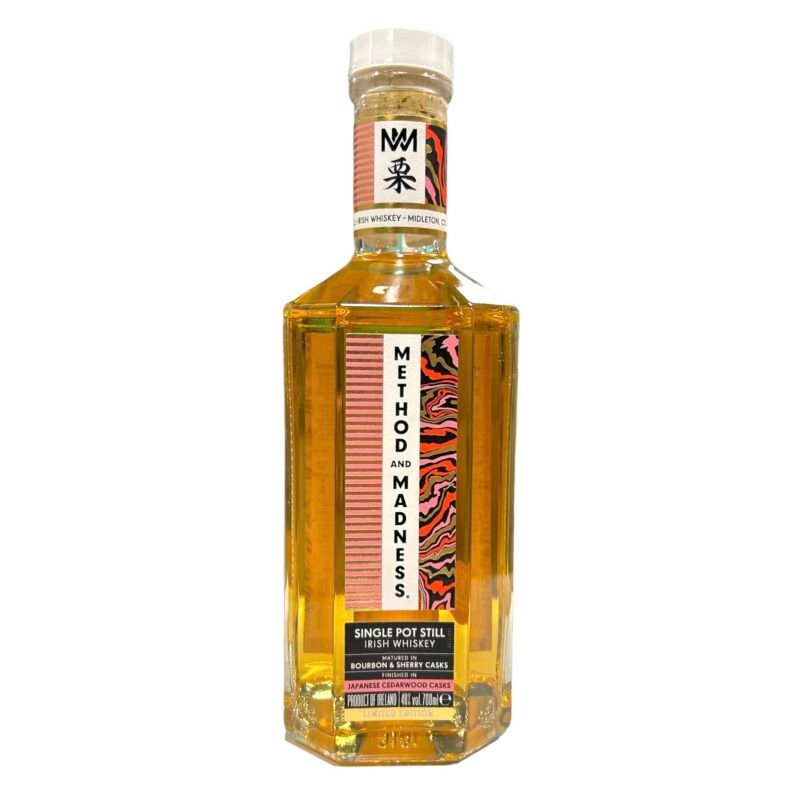 Method & Madness Japanese Cedarwood Cask Finish Single Pot Still 70cl