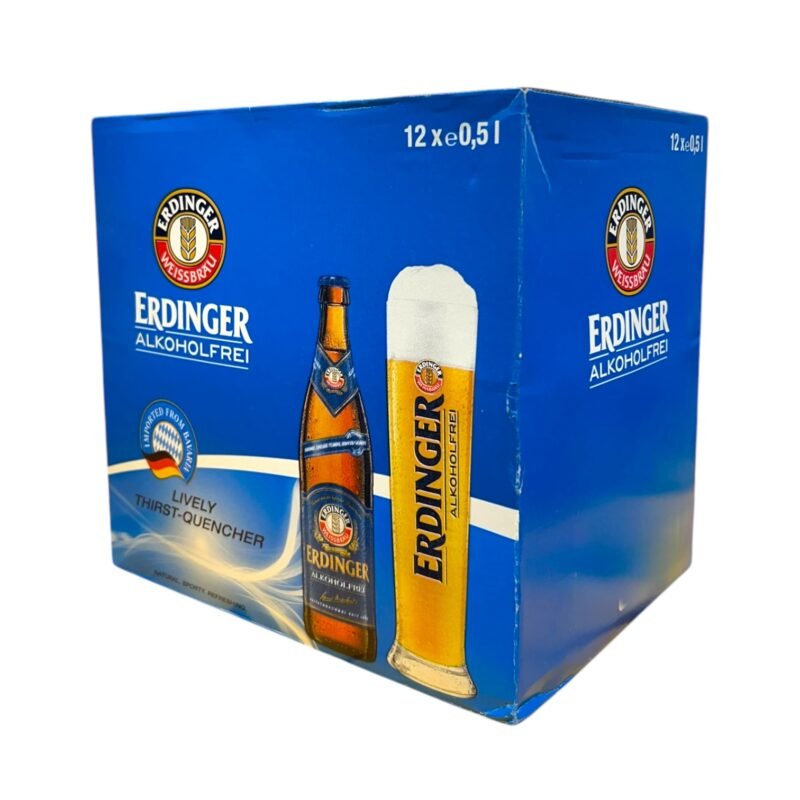 Erdinger Alkoholfrei Alcohol Free Wheat Beer 500ml Bottle