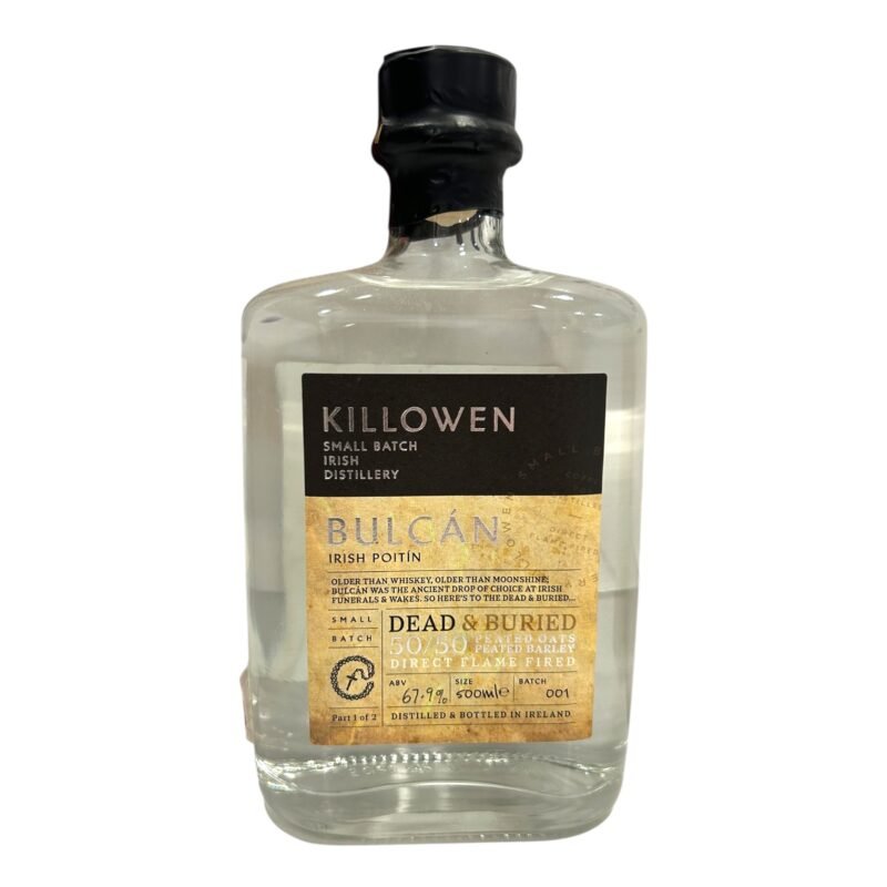Killowen Bulcán Irish Poitín – Part 1 – Still Strength 50cl