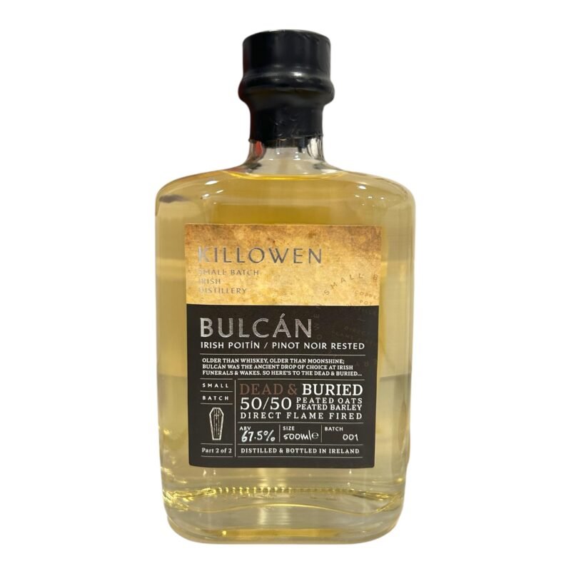 Killowen Bulcán Irish Poitín – Part 2 – Pinot Noir Rested Irish Poitin - 50cl