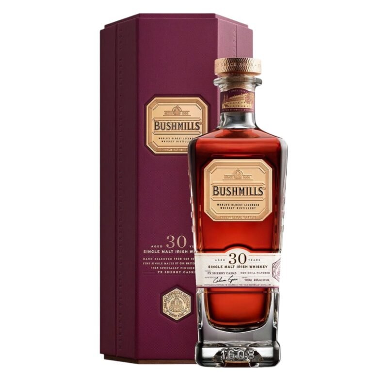 Bushmills 30 Year Old Single Malt Irish Whiskey 70cl