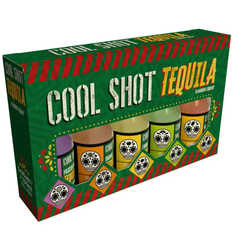 Cool Shot Mixed Tequila Shots 5 Pack (5 x 2cl)