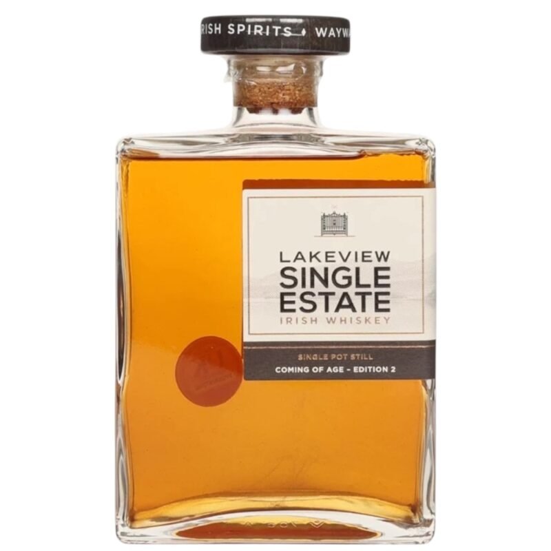 Lakeview Single Estate Irish Whiskey 70cl