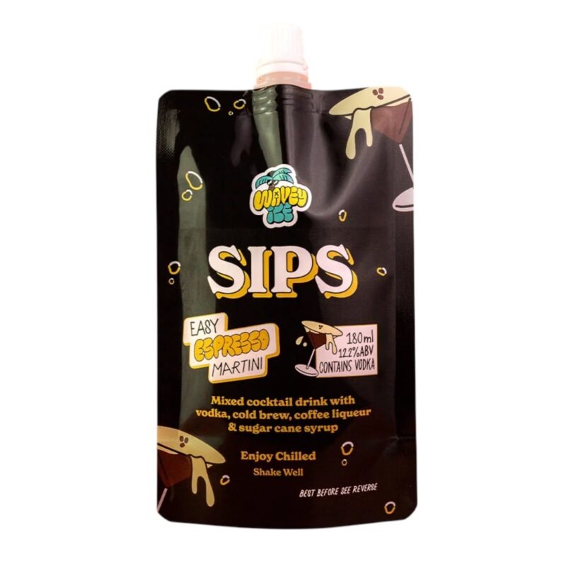 Wavey Ice Sips Pouch Espresso Martini 180ml
