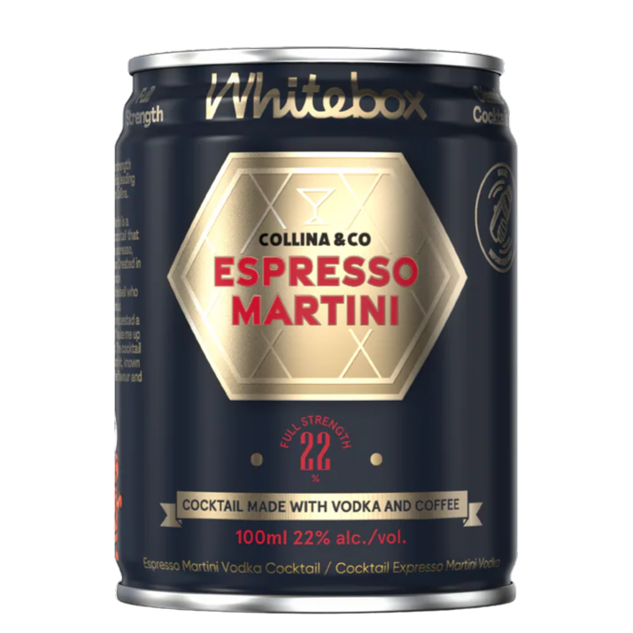 Whitebox Cocktails Collina & Co Espresso Martini 100ml Can