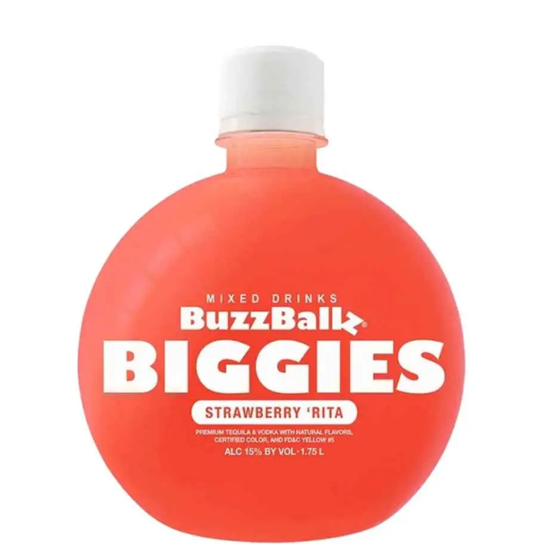 Buzzballz Biggies Strawberry Rita 1.75 Litre Bottle