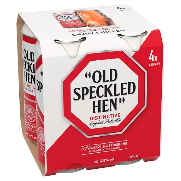 Greene King Old Speckled Hen Ale 4 x 440ml Cans