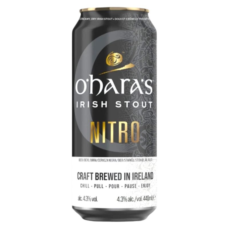 O’Haras Irish Stout Nitro 440ml Can
