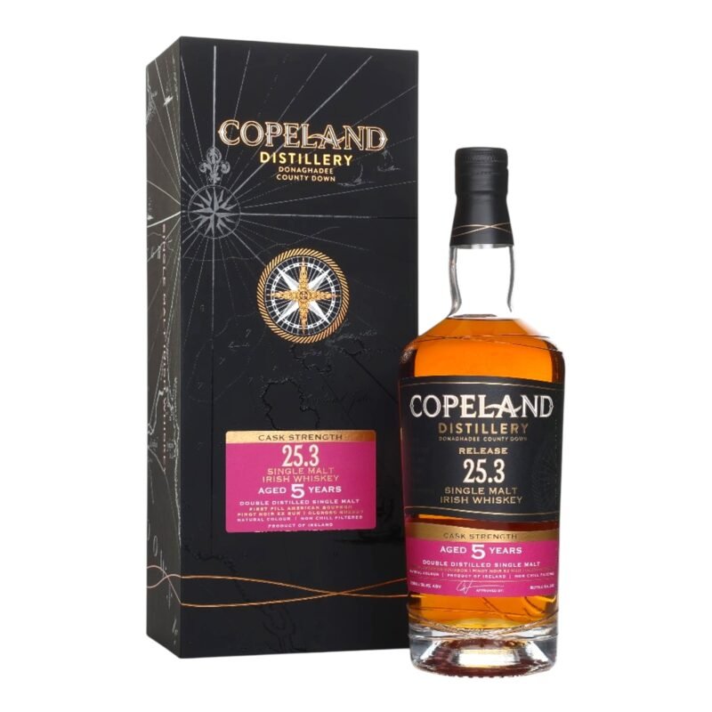 Copeland 25.3 Cask Strength Single Malt Irish Whiskey 70cl