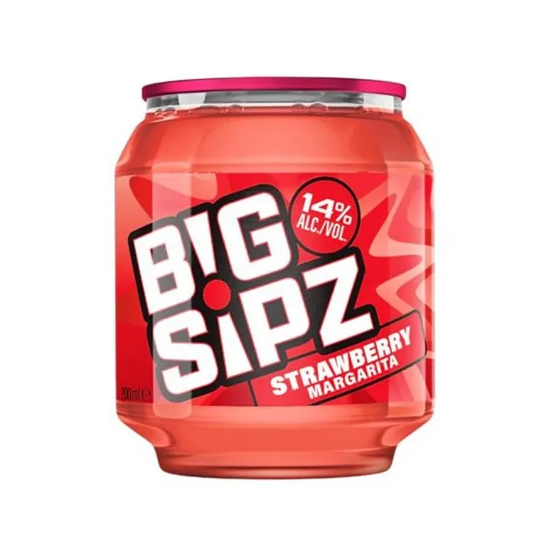 Big Sipz Strawberry Margarita 200ml