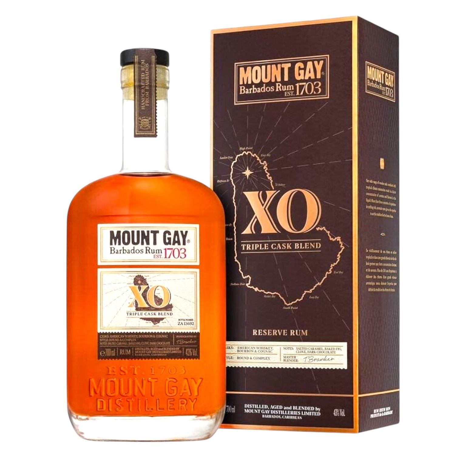Mount Gay XO Triple Cask Blend Rum 70cl