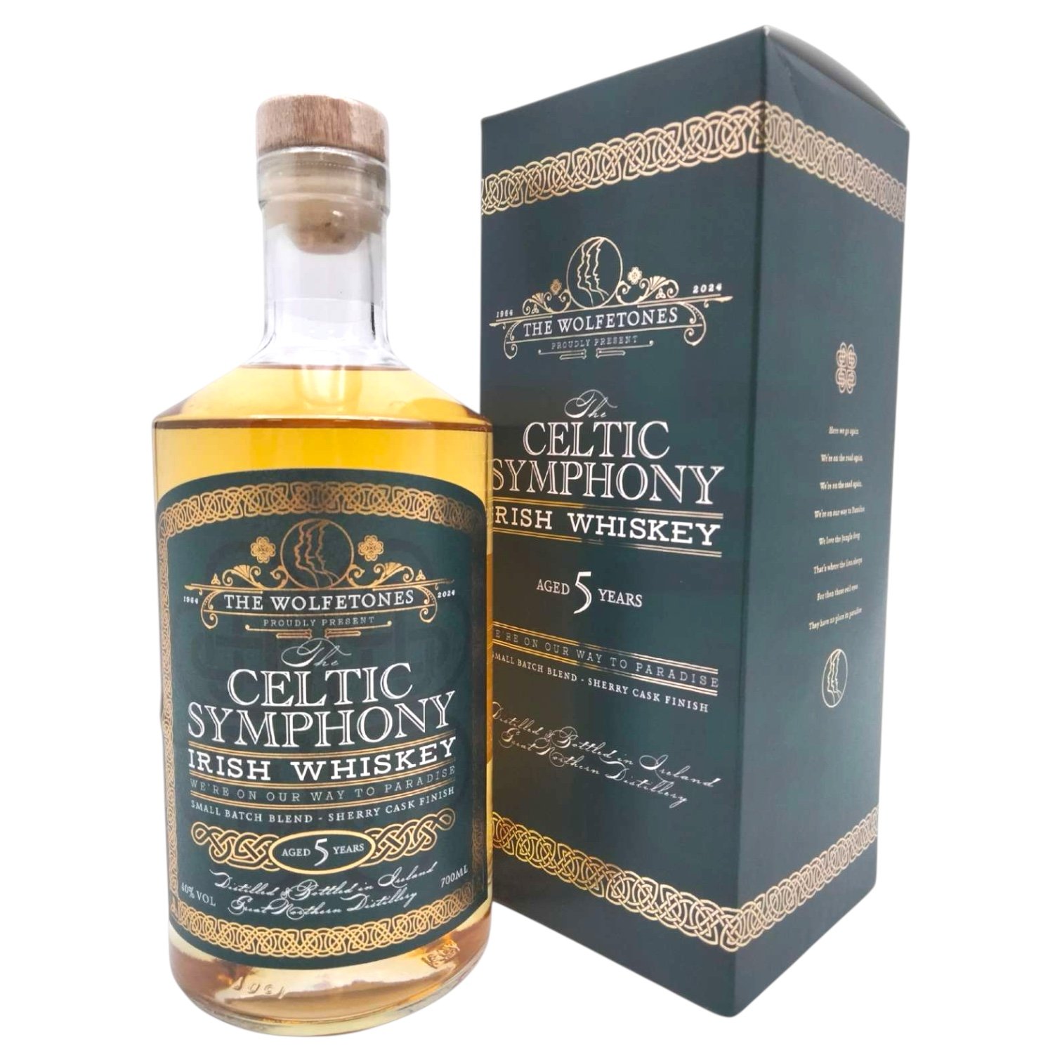 The Wolfe Tones Celtic Symphony 5 Year Old Irish Whiskey 70cl