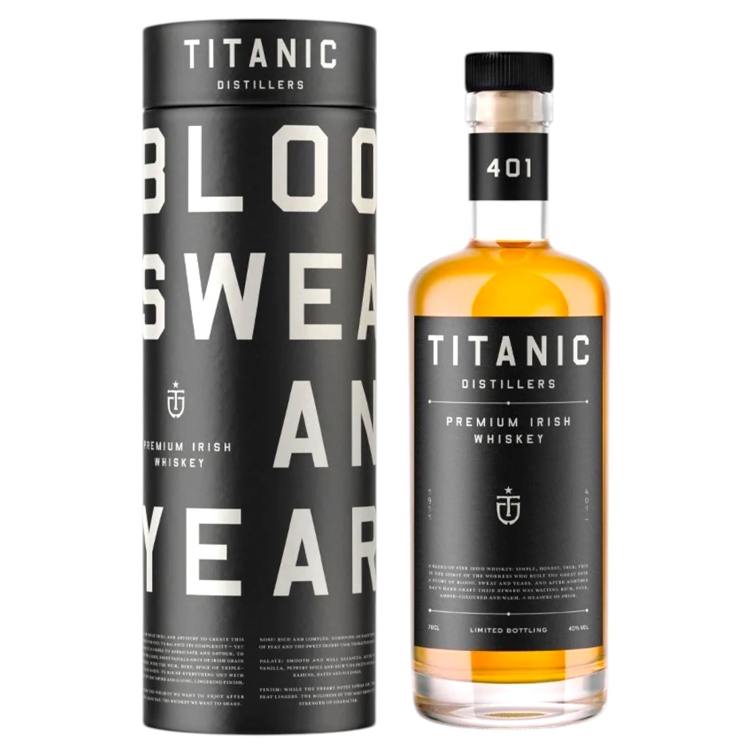 Titanic Distillers Premium Irish Whiskey 70cl