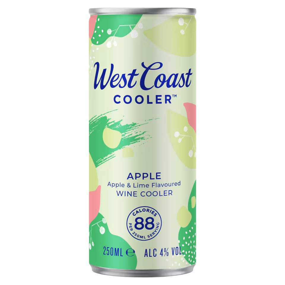 West Coast Cooler Apple Drop 250ml Can