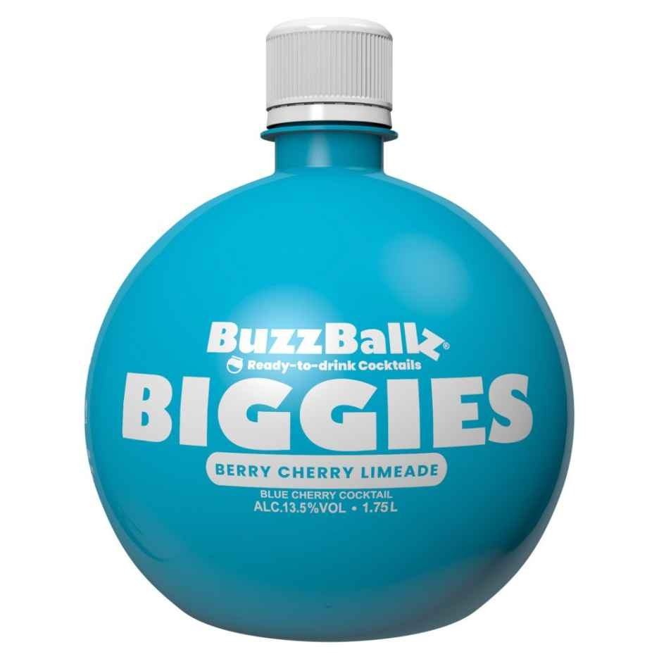 Buzzballz Biggies Berry Cherry Limeade 1.75 Litre Bottle
