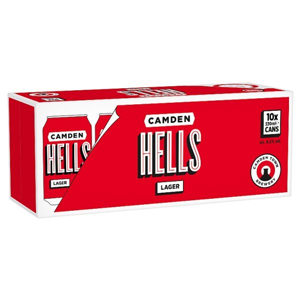 Camden Hells Lager 10 x 330ml Cans
